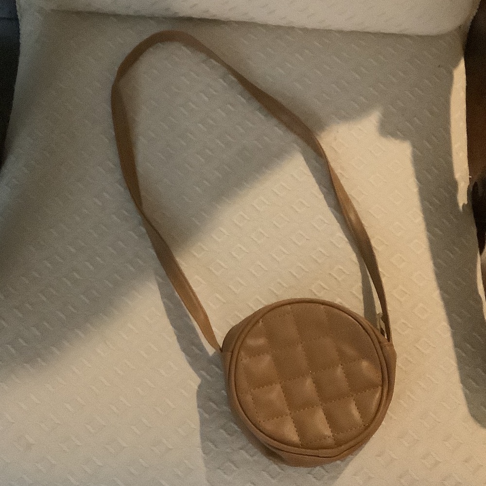 Brown Quilted Look Women's Bag